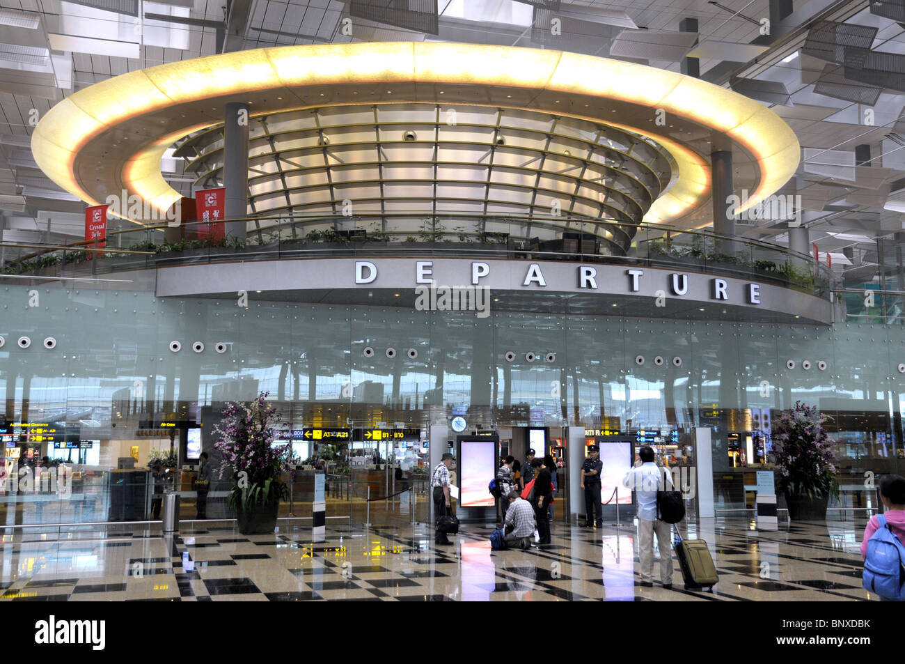 Terminal 3 At Changi Airport Singapore Stock Photo