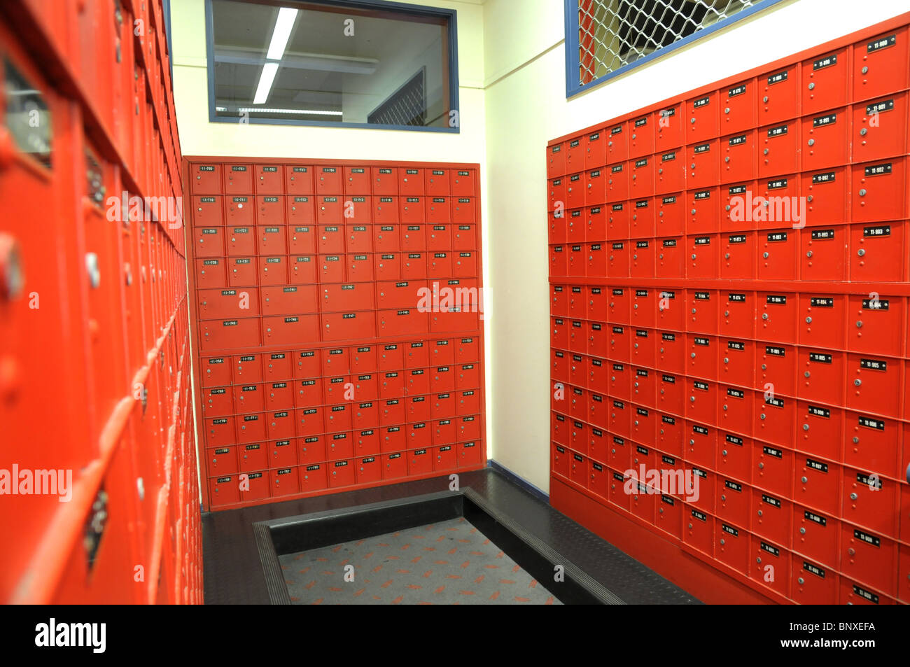 Post Boxes In Wellington New Zealand Stock Photo Alamy