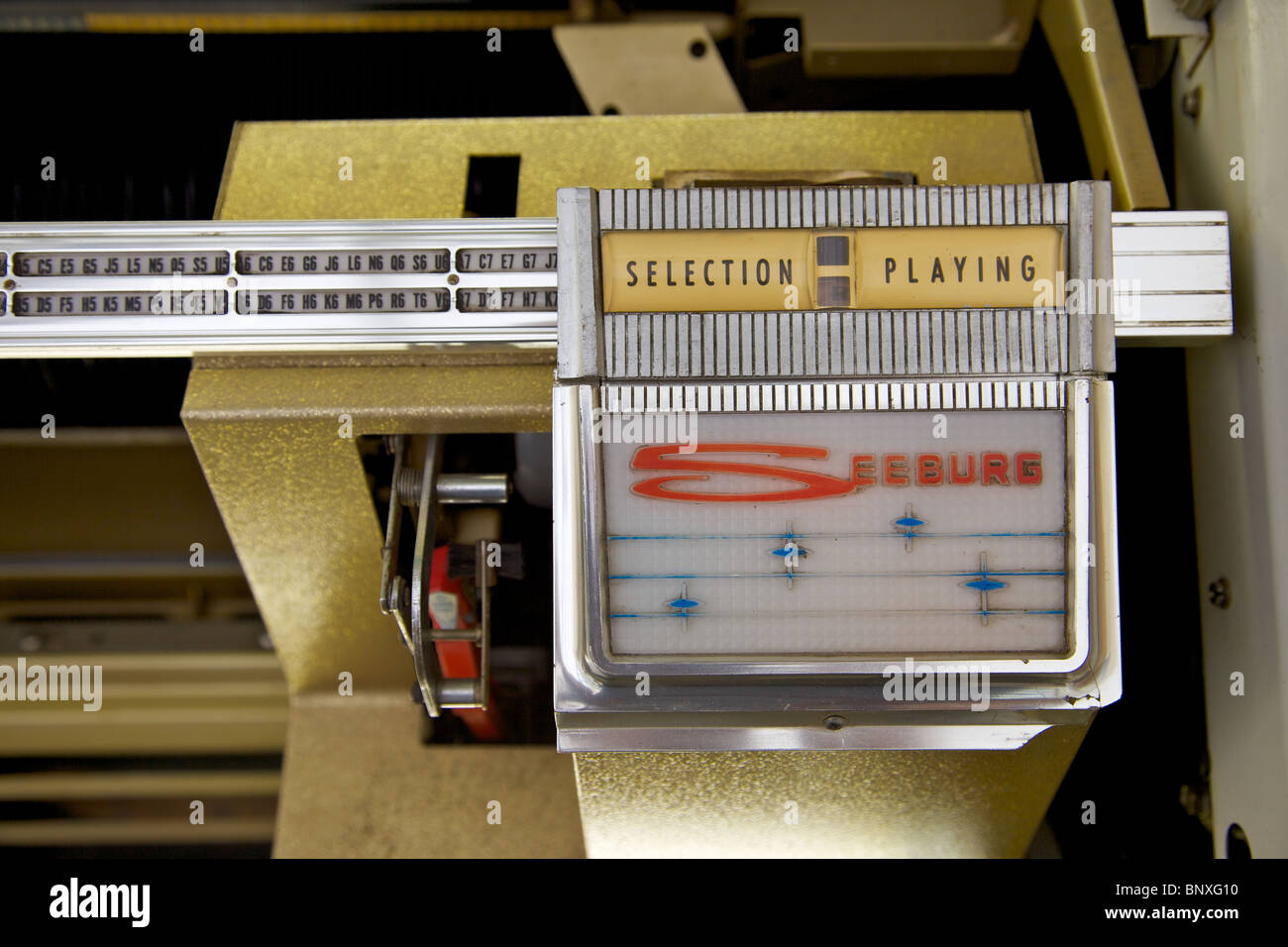 Inside a 1961 seeburg jukebox hi-res stock photography and images - Alamy