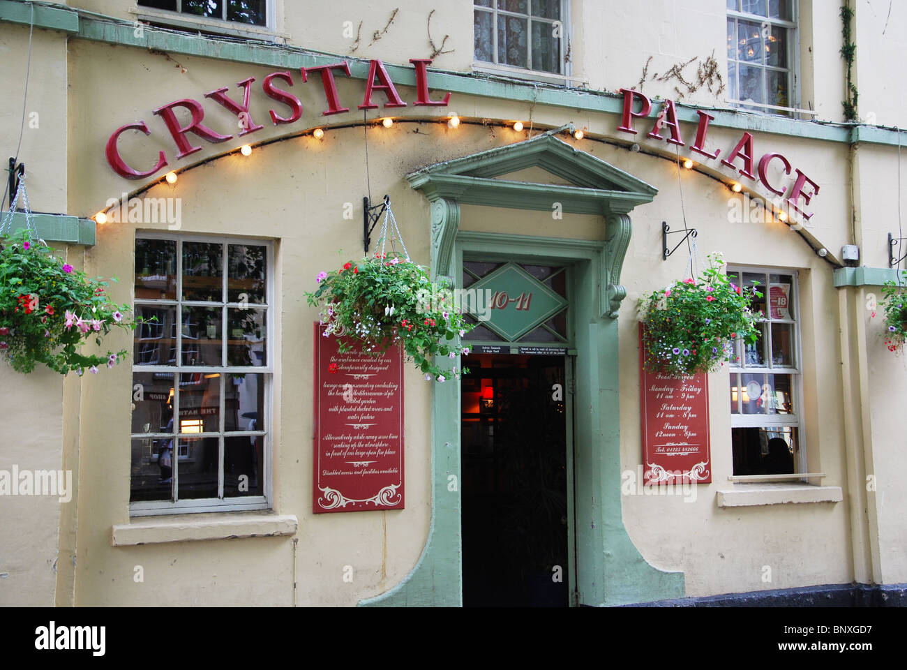 Crystal Palace tavern Bath Somerset UK Stock Photo Alamy