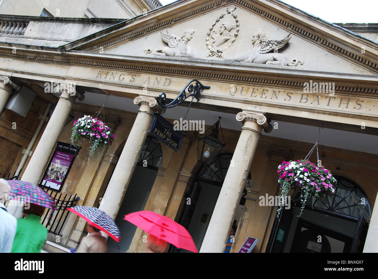 entrance to Roman Baths, Bath UK Stock Photo - Alamy