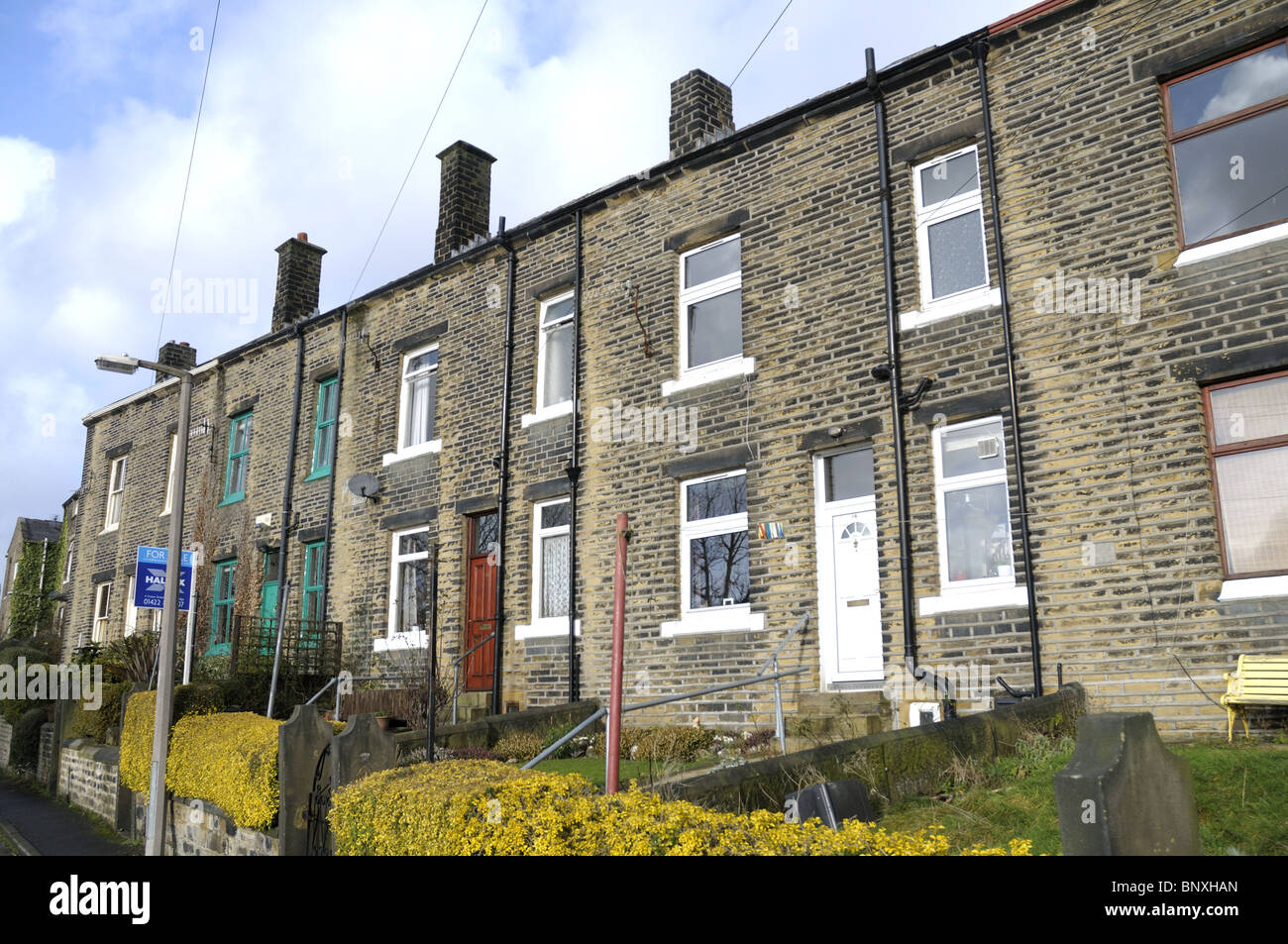 Houses In Villlage Where The Poet Ted Hughes Was Born In Mytholmroyd