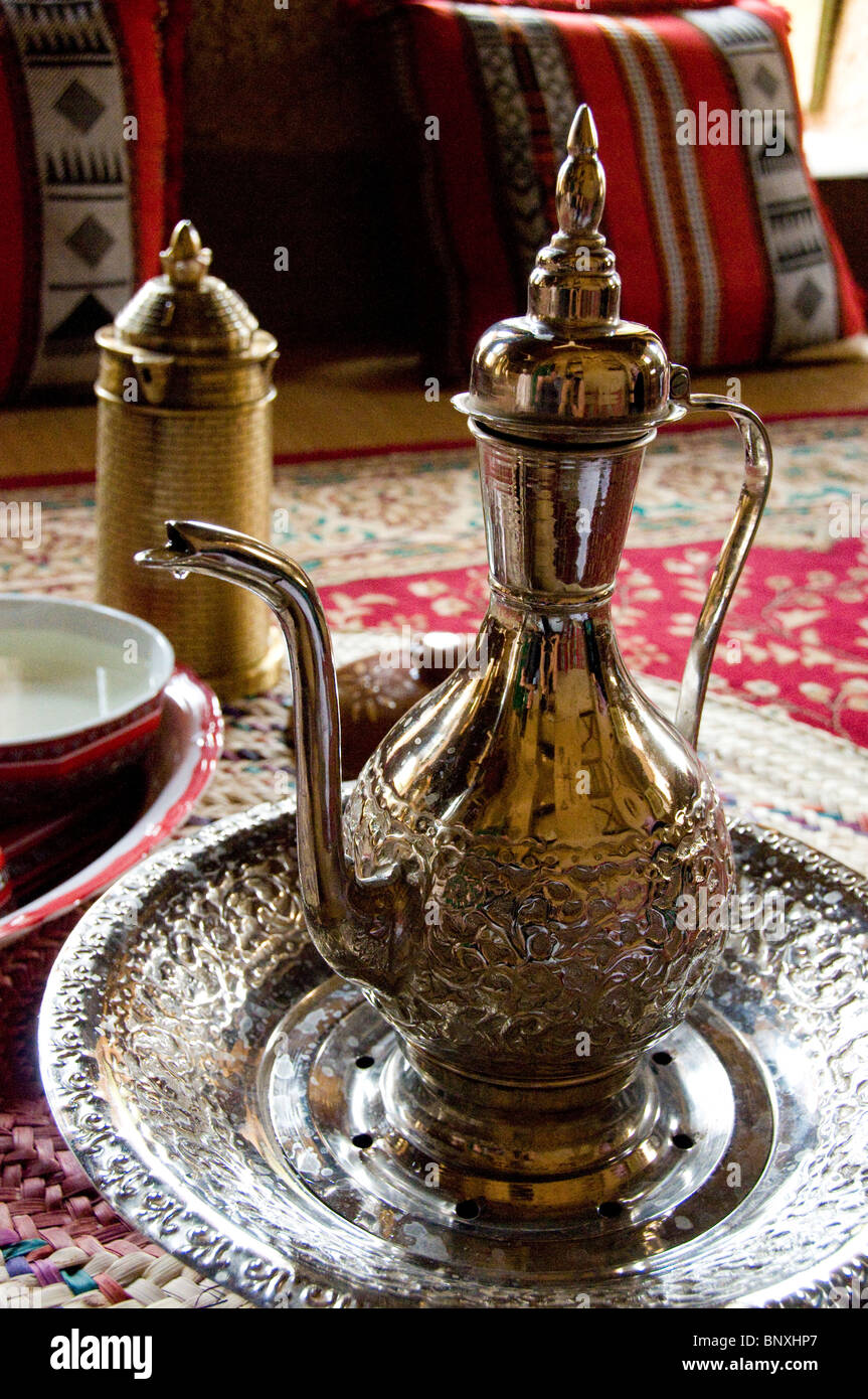 Traditional Arabian Coffee Pot Oman Stock Photo