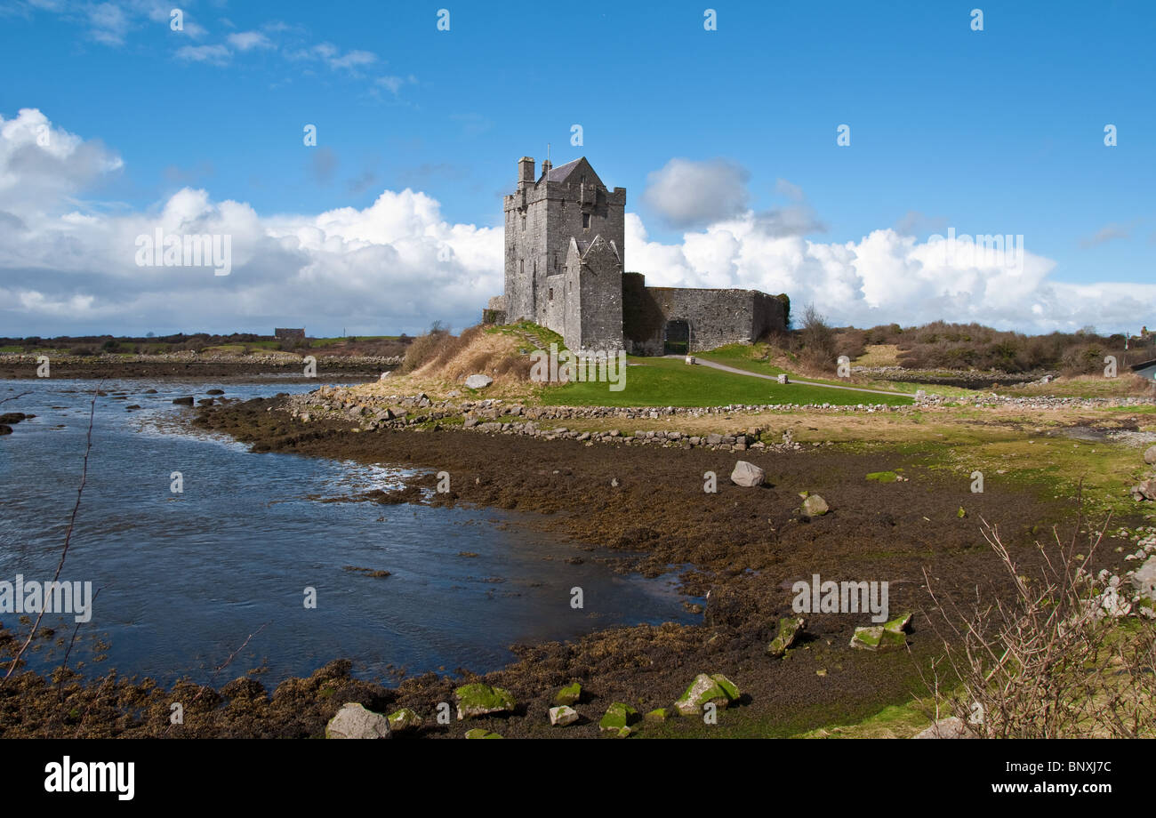 photo ancient irish castle, west coast of ireland Stock Photo - Alamy