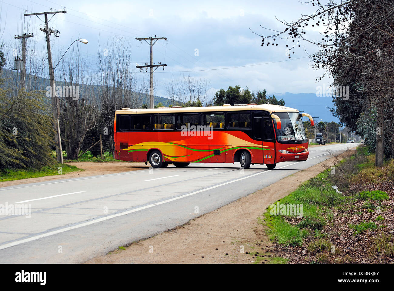 Rural bus route sign hi-res stock photography and images - Alamy