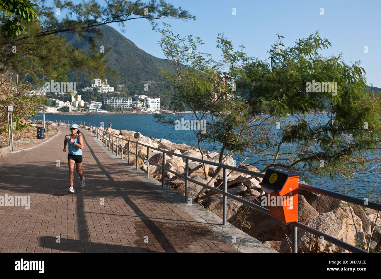 Walkway southside all the way to Repulse Bay beach in Hong Kong Stock Photo Alamy