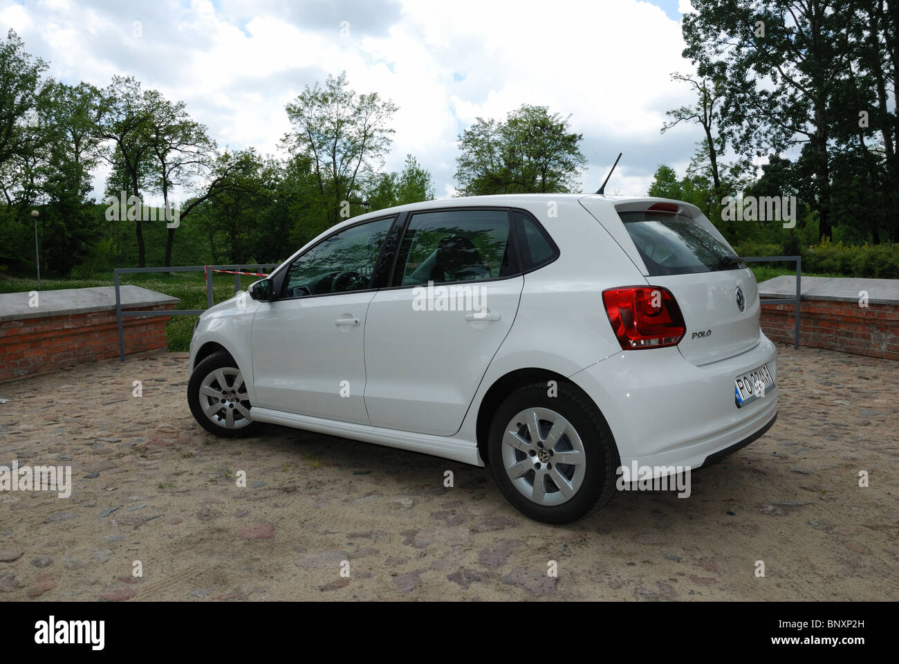 Volkswagen Polo 1.2 TDI BlueMotion - MY 2010 - white - three doors Stock  Photo - Alamy