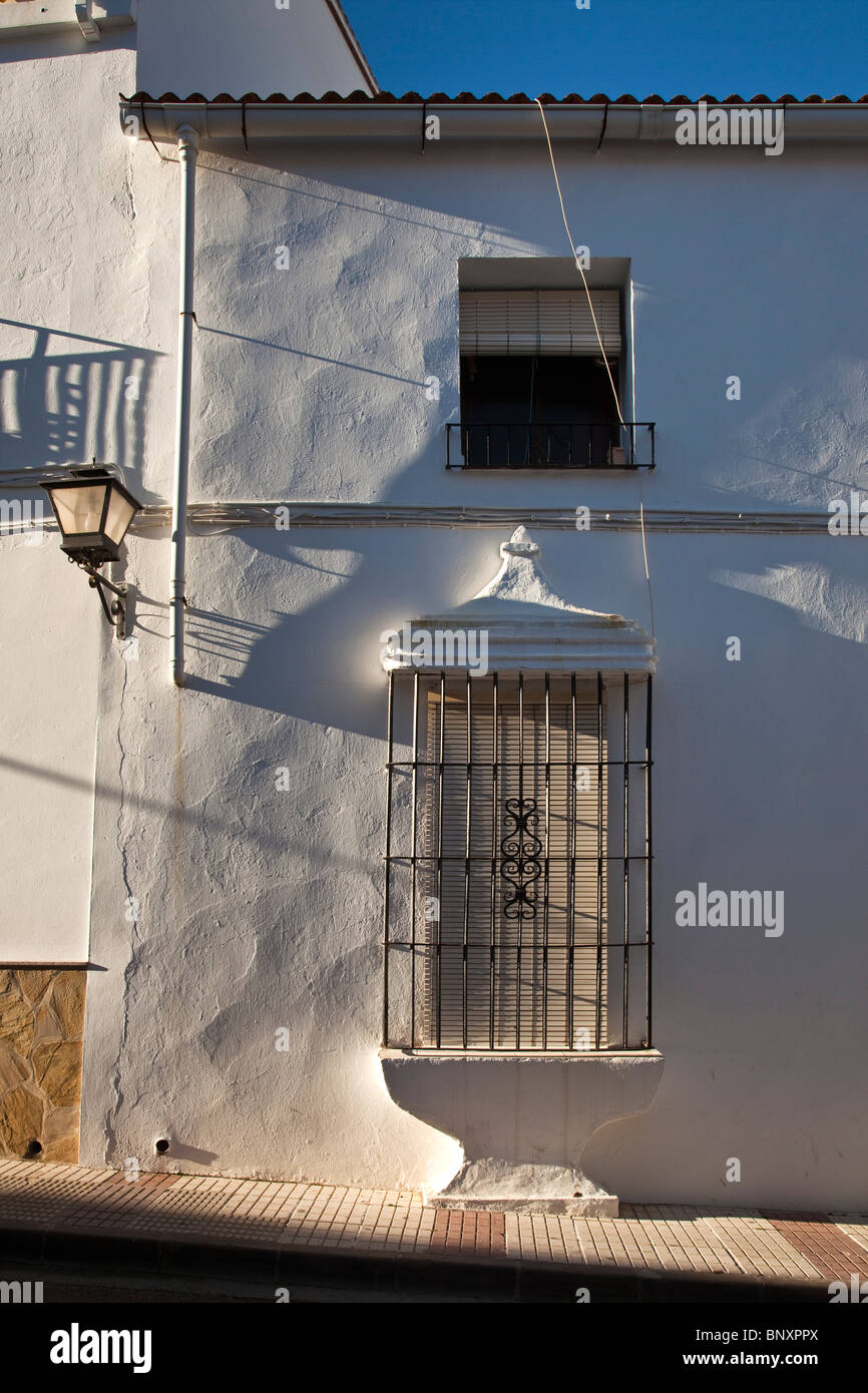 Street House, Gaucin, Andalucia, Malaga, Spain Stock Photo
