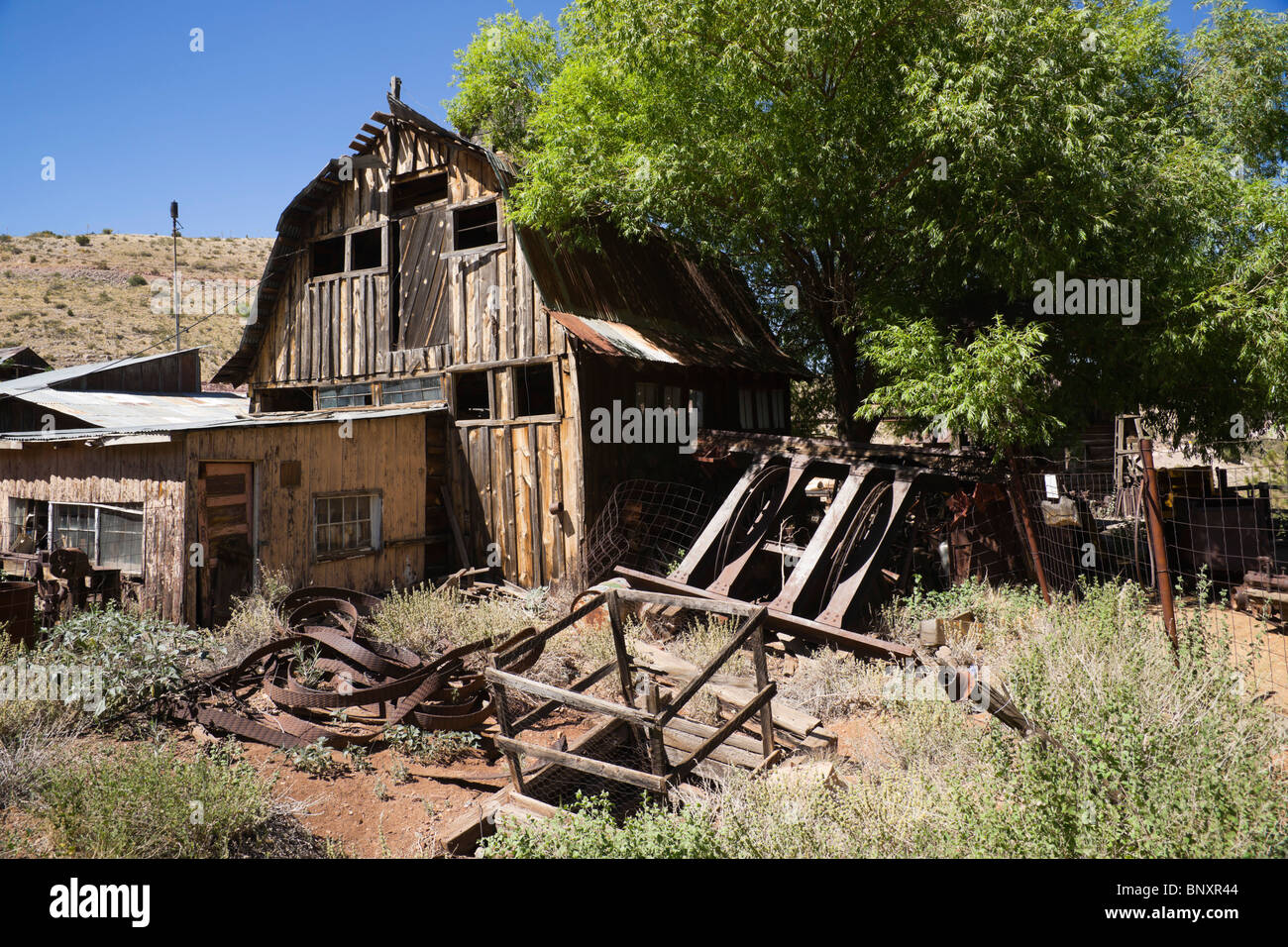 Arizona Old Copper Mining Town High Resolution Stock Photography and