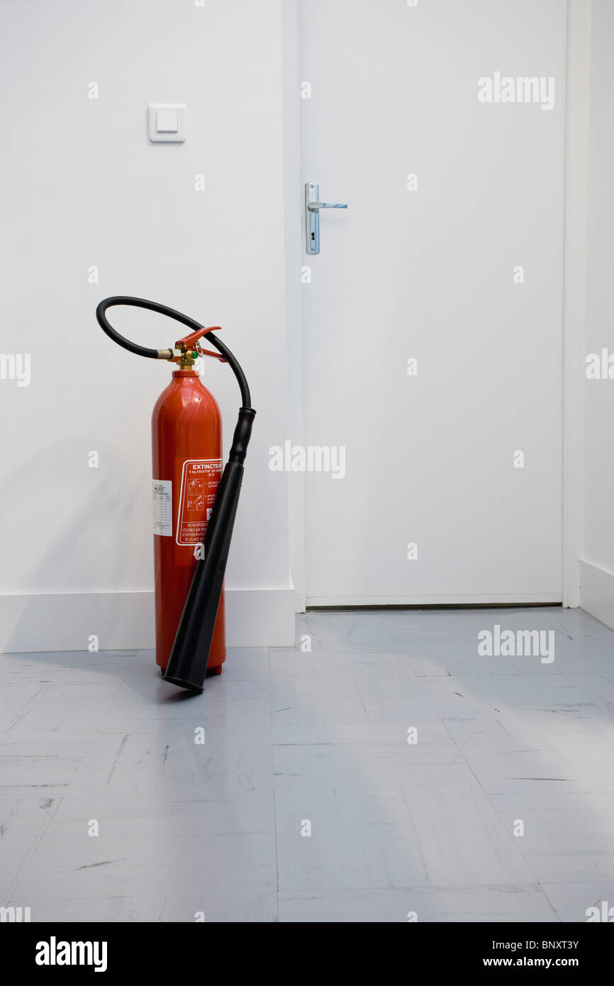 Fire extinguishers apartment hires stock photography and images Alamy