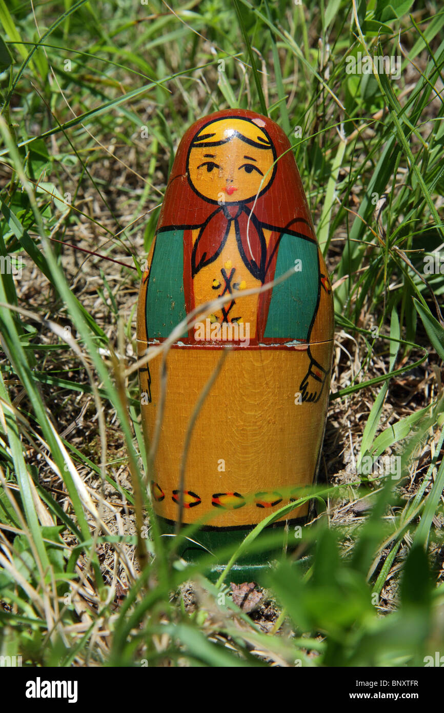 Russian matryoshka doll Stock Photo