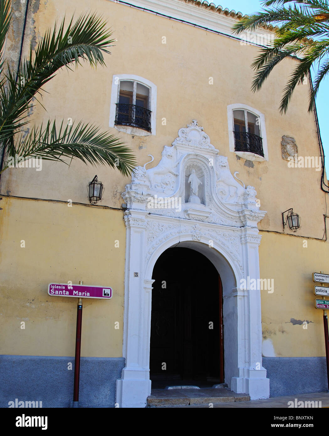 Santa Maria church, Albox, Almeria Province, Andalucia, Spain, Western Europe. Stock Photo