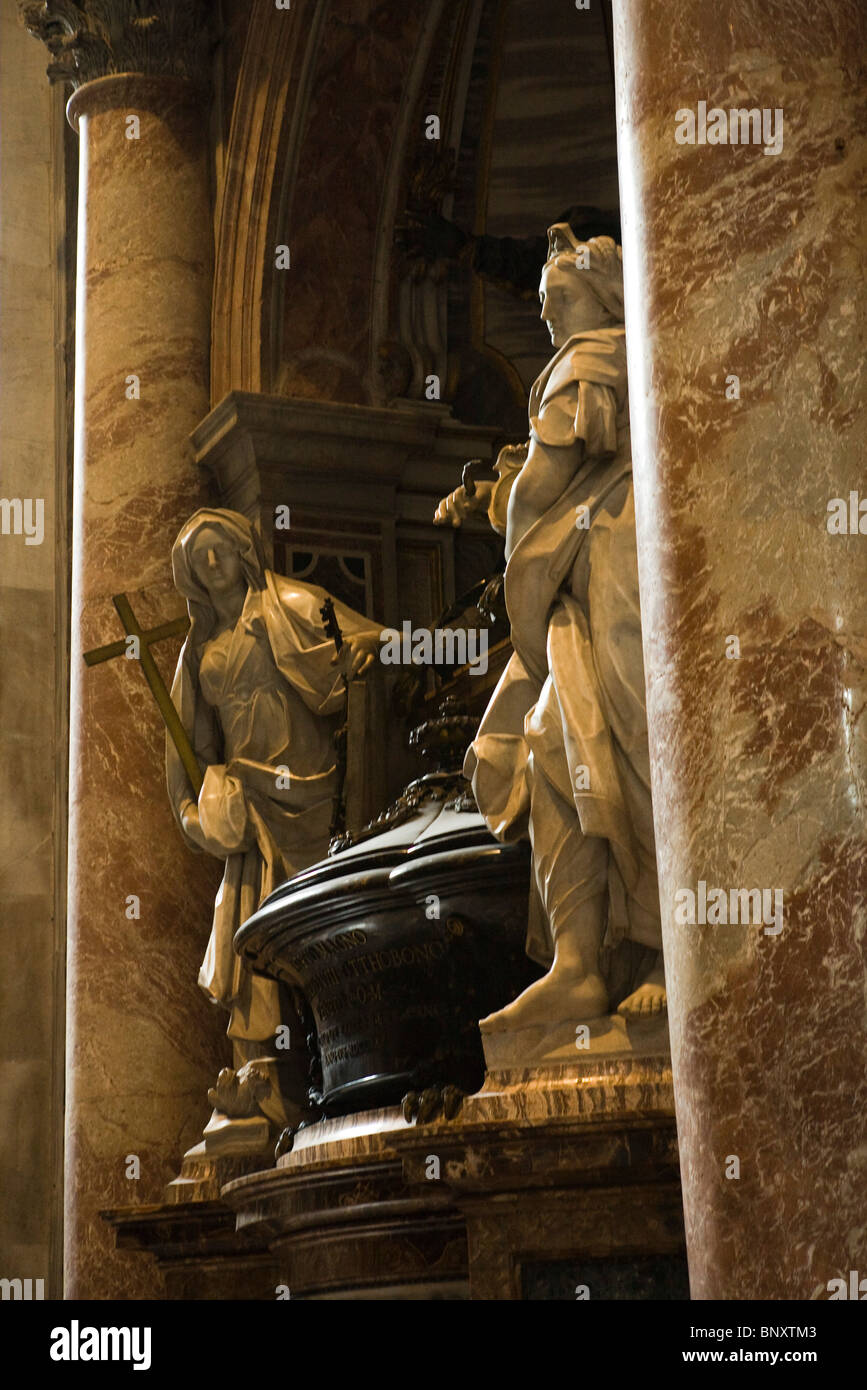 Monument to Alexander VIII, St. Peter's Basilica, Rome, Italy Stock ...