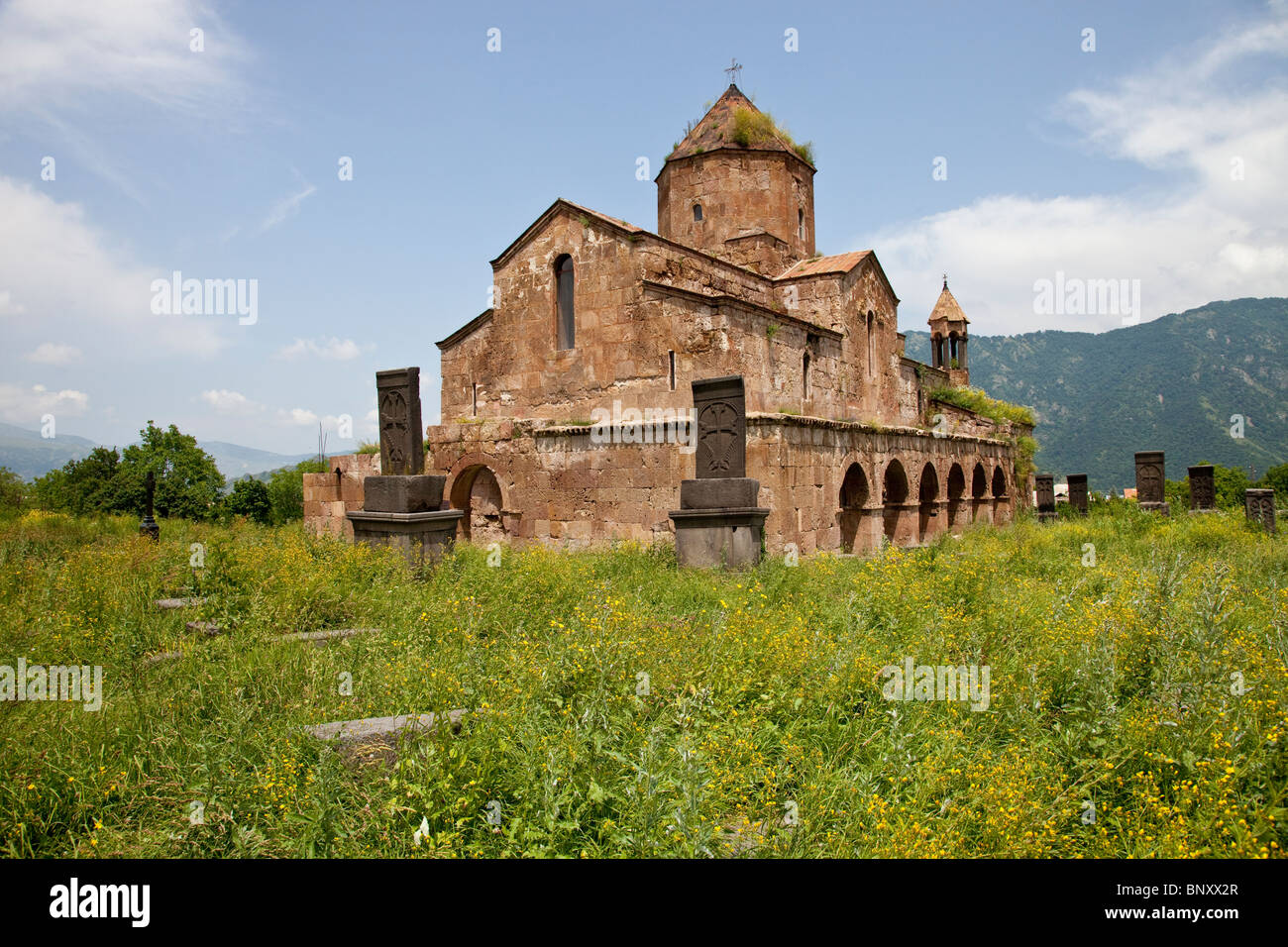 7th Century Odzun Church in Debed Canyon Armenia Stock Photo