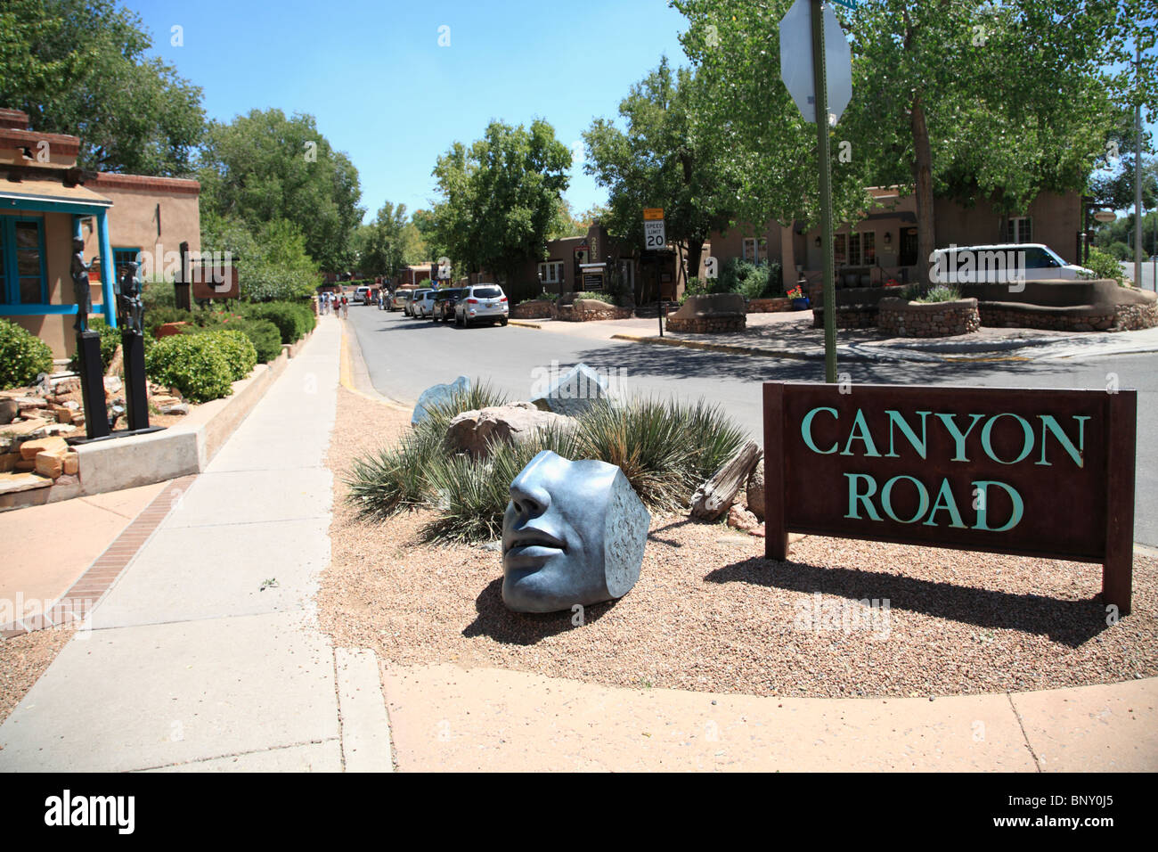 Santa fe new mexico canyon road hires stock photography and images Alamy