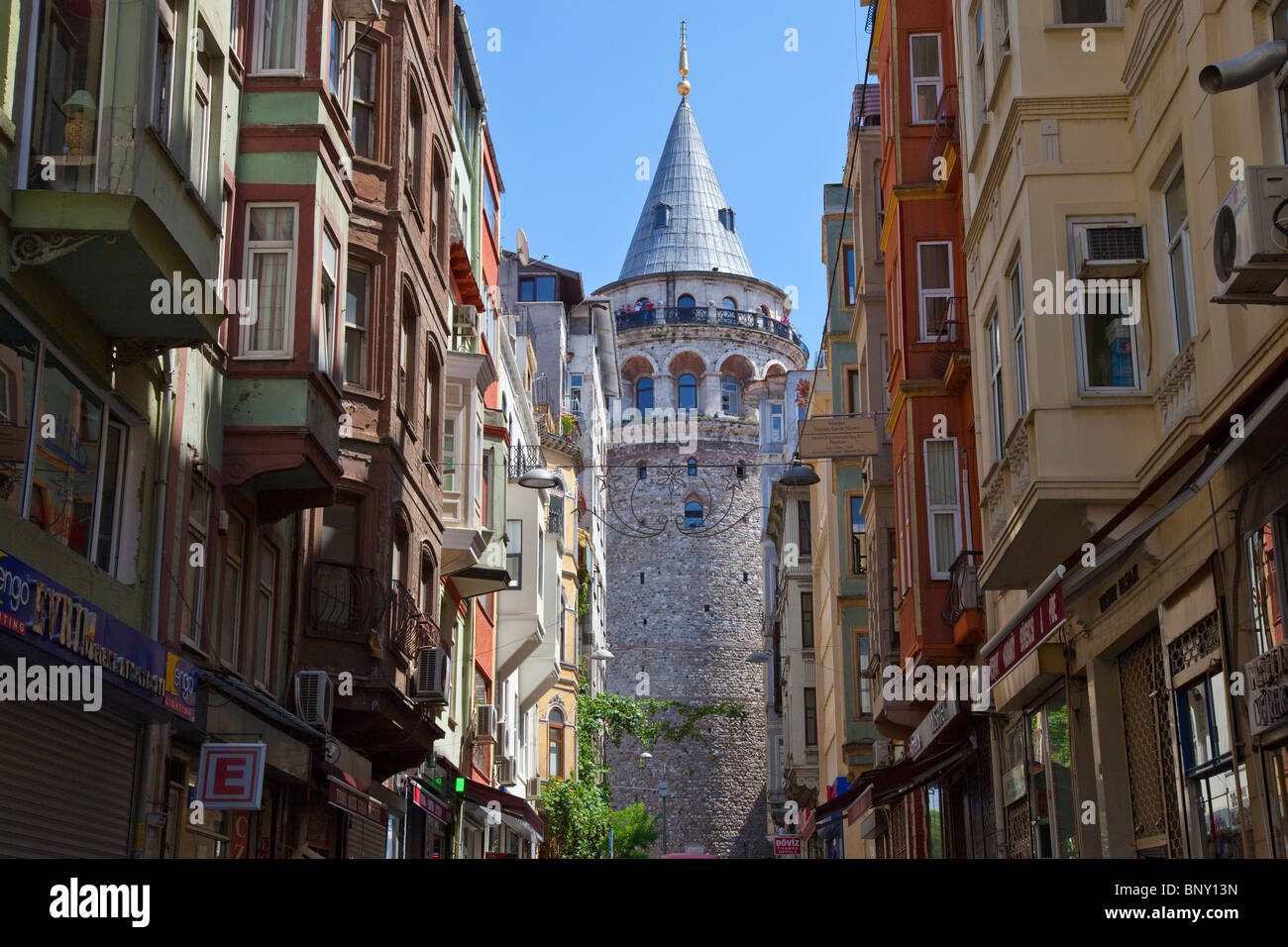 Galata Tower, Istanbul Stock Photo