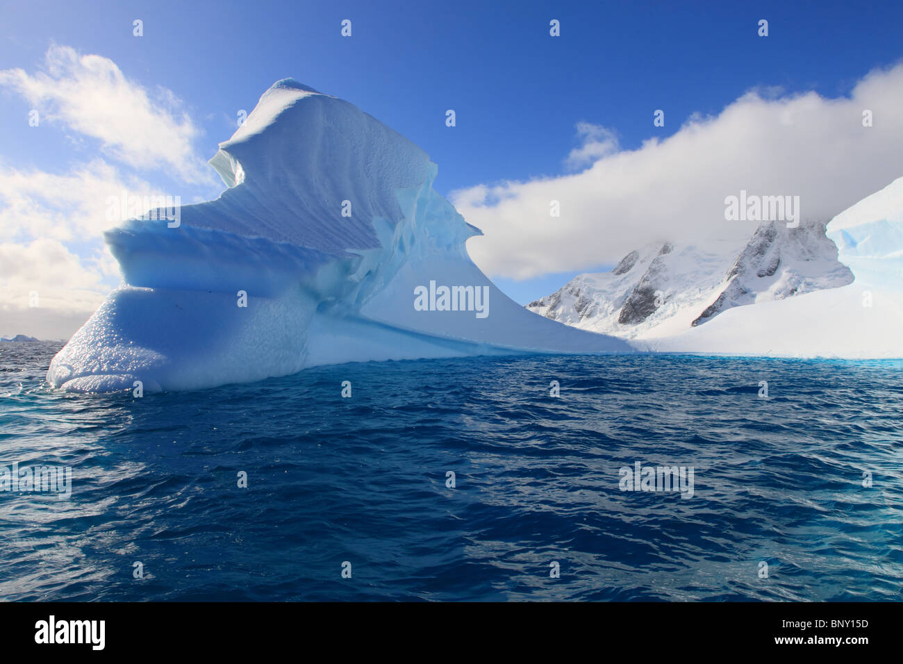 Iceberg in Antarctica Stock Photo