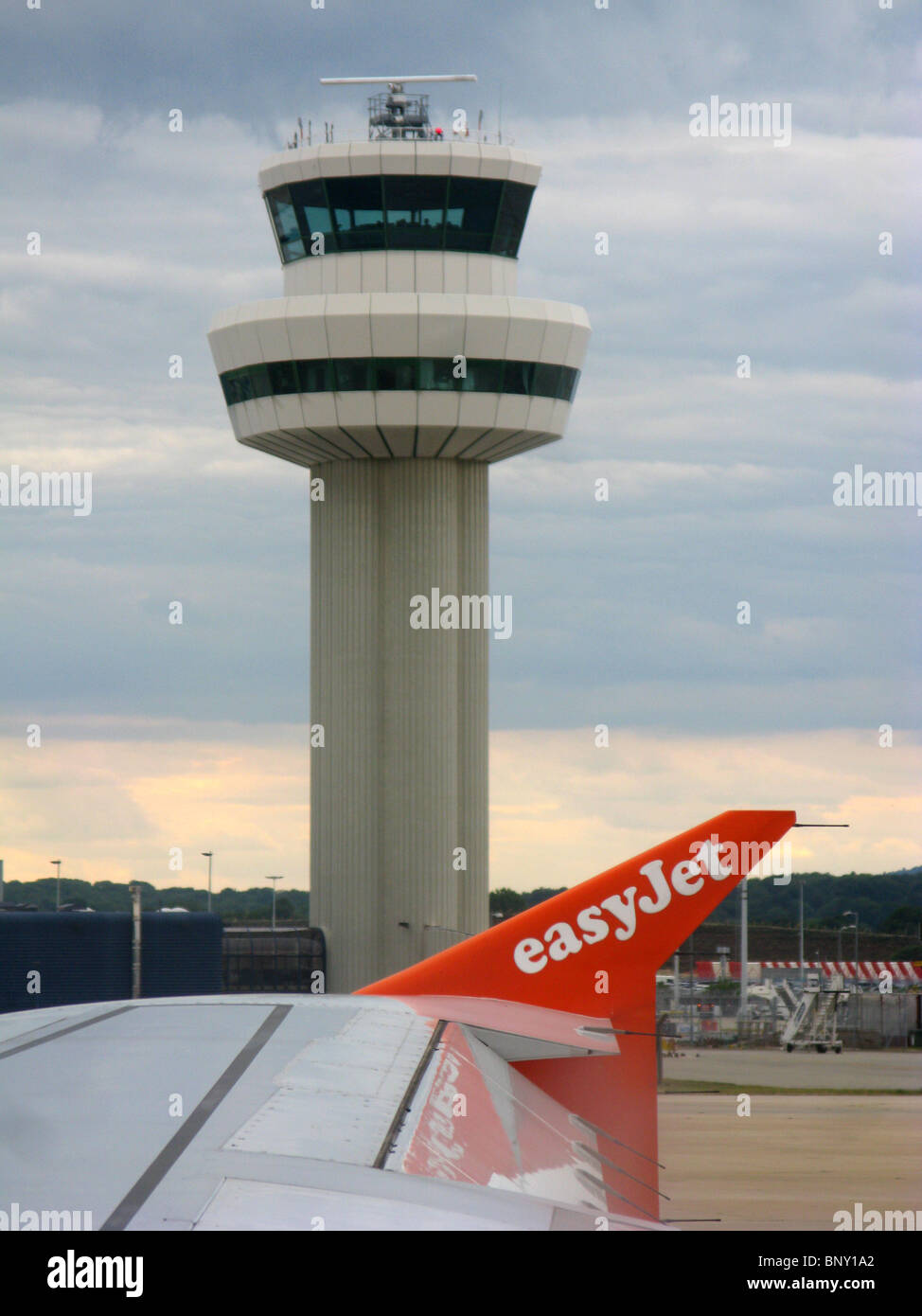 EasyJet, EasyJet airline, EasyJet company, Gatwick Airport Stock Photo