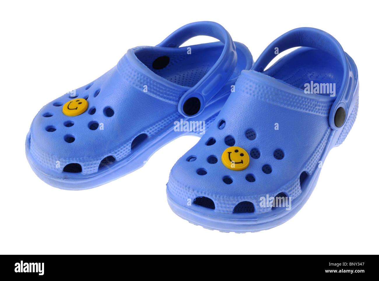 Crocs style shoes, sandals Stock Photo 