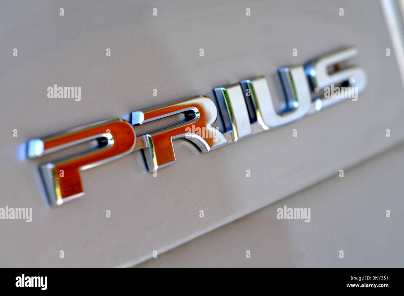 Toyota Prius hybrid car Stock Photo