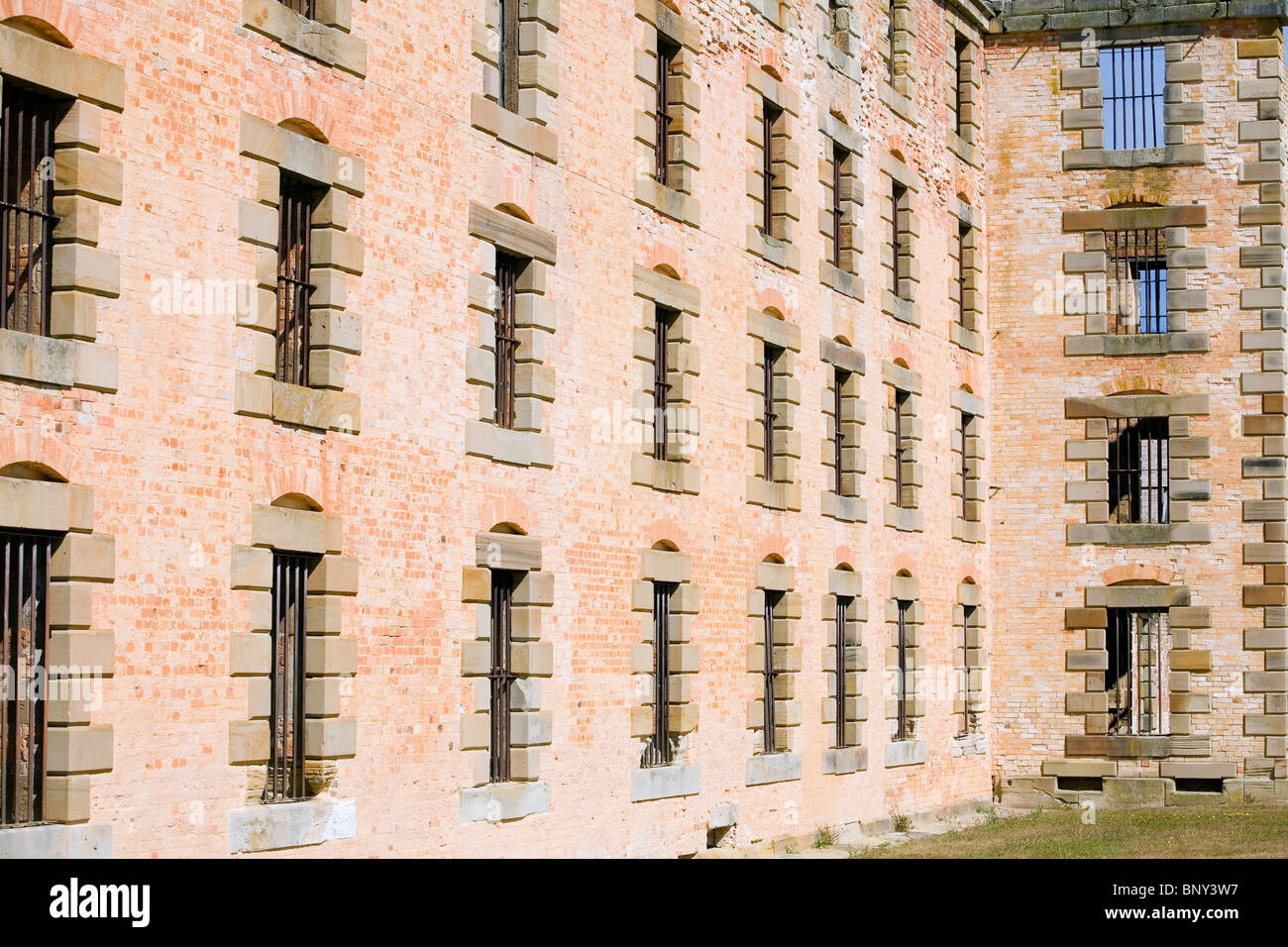 Penitentiary at the Port Arthur Historic Site.  Port Arthur, Tasmania, AUSTRALIA Stock Photo