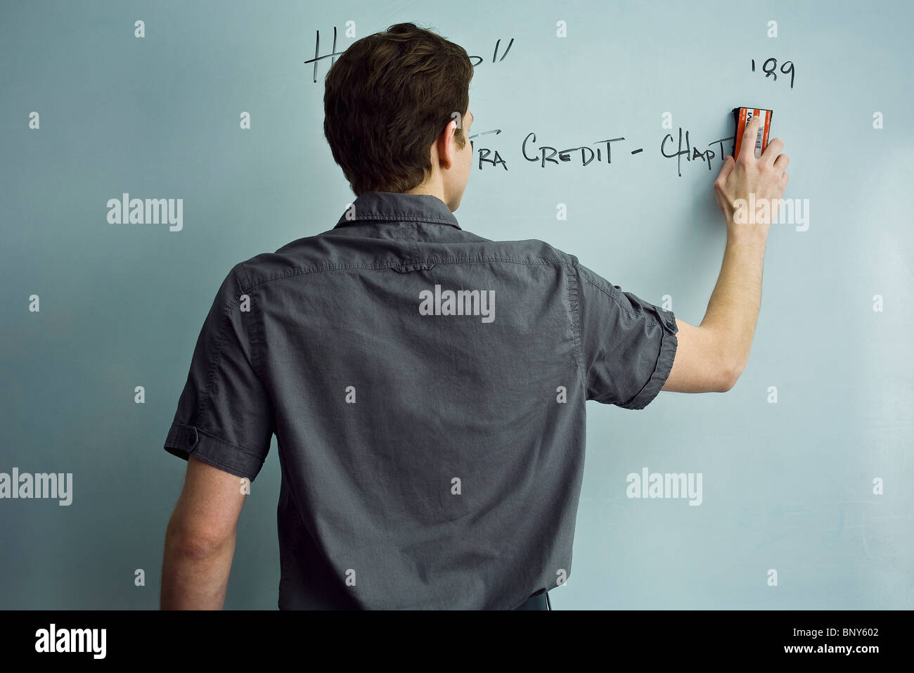 Erasing Blackboard Stock Photos & Erasing Blackboard Stock Images Alamy