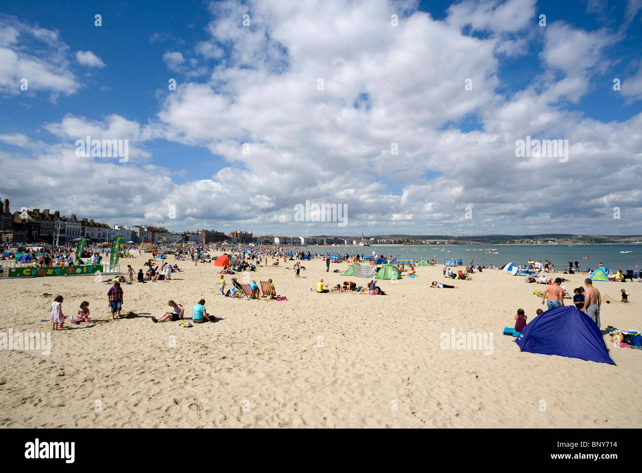 Weymouth Beach Dorset, 2012 Olympic Water Sport Venue Stock Photo Alamy