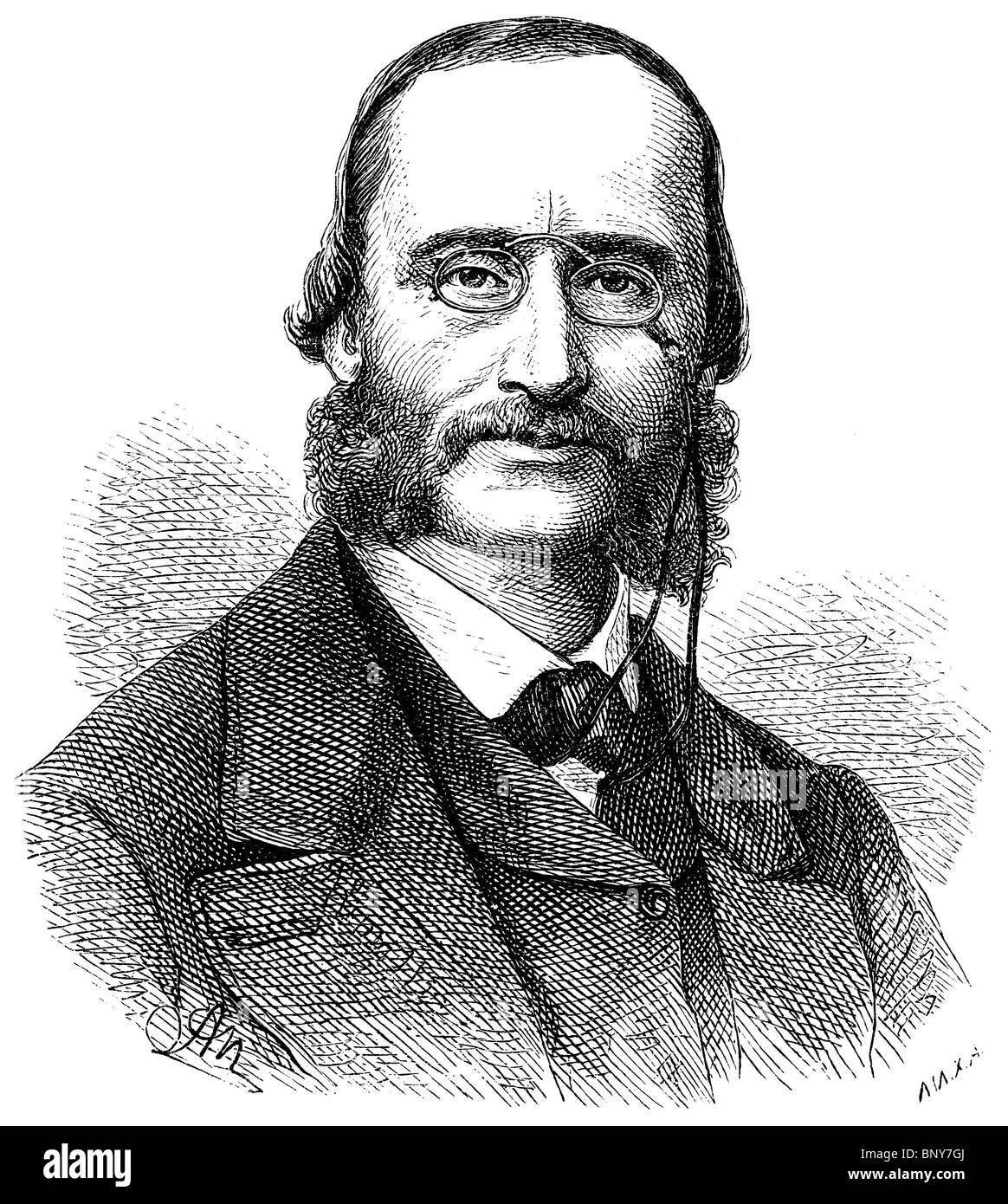 Jacques Offenbach (18191880), French composer Stock Photo Alamy