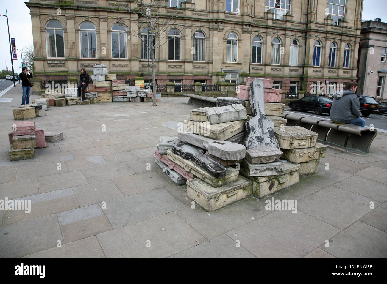 The John King street sculpture 'A Case History' in Hope Street