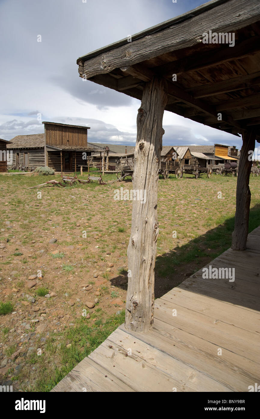 Old western town in the USA Stock Photo