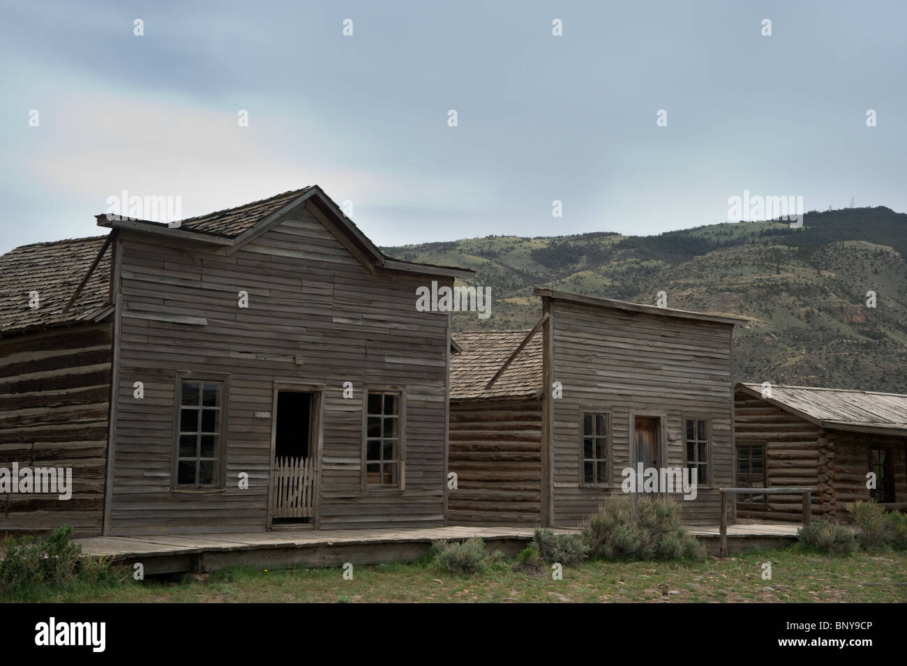 Old western town in the USA Stock Photo