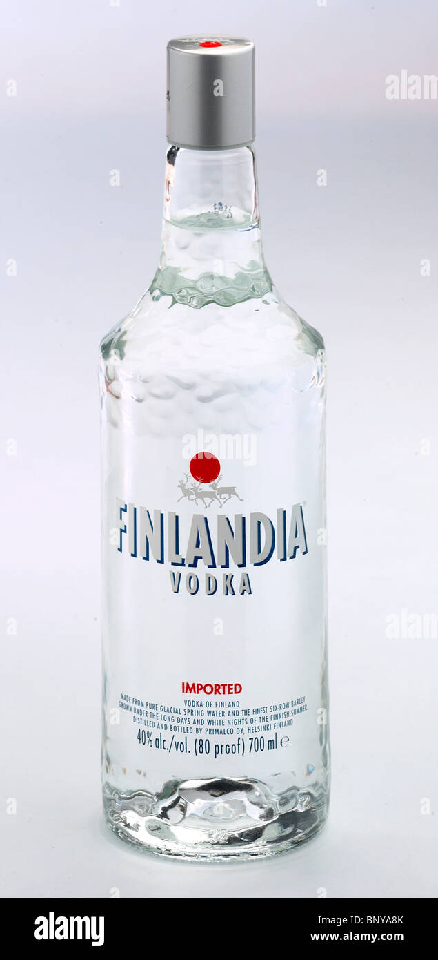 Bottle of Finlandia Vodka Stock Photo - Alamy