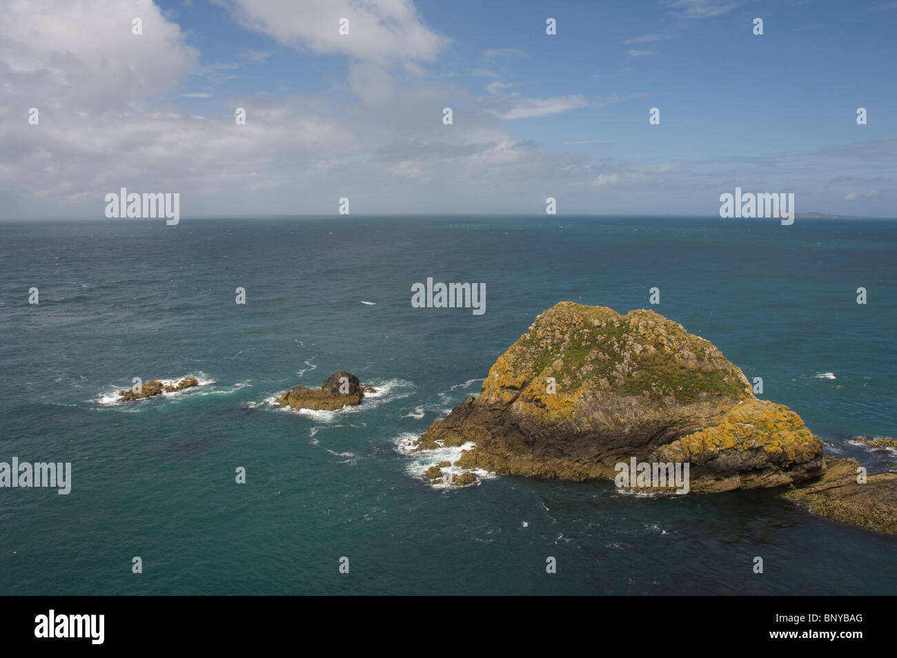 Garland Stone, Skomer Island, Pembrokeshire, Wales, UK, Europe Stock Photo