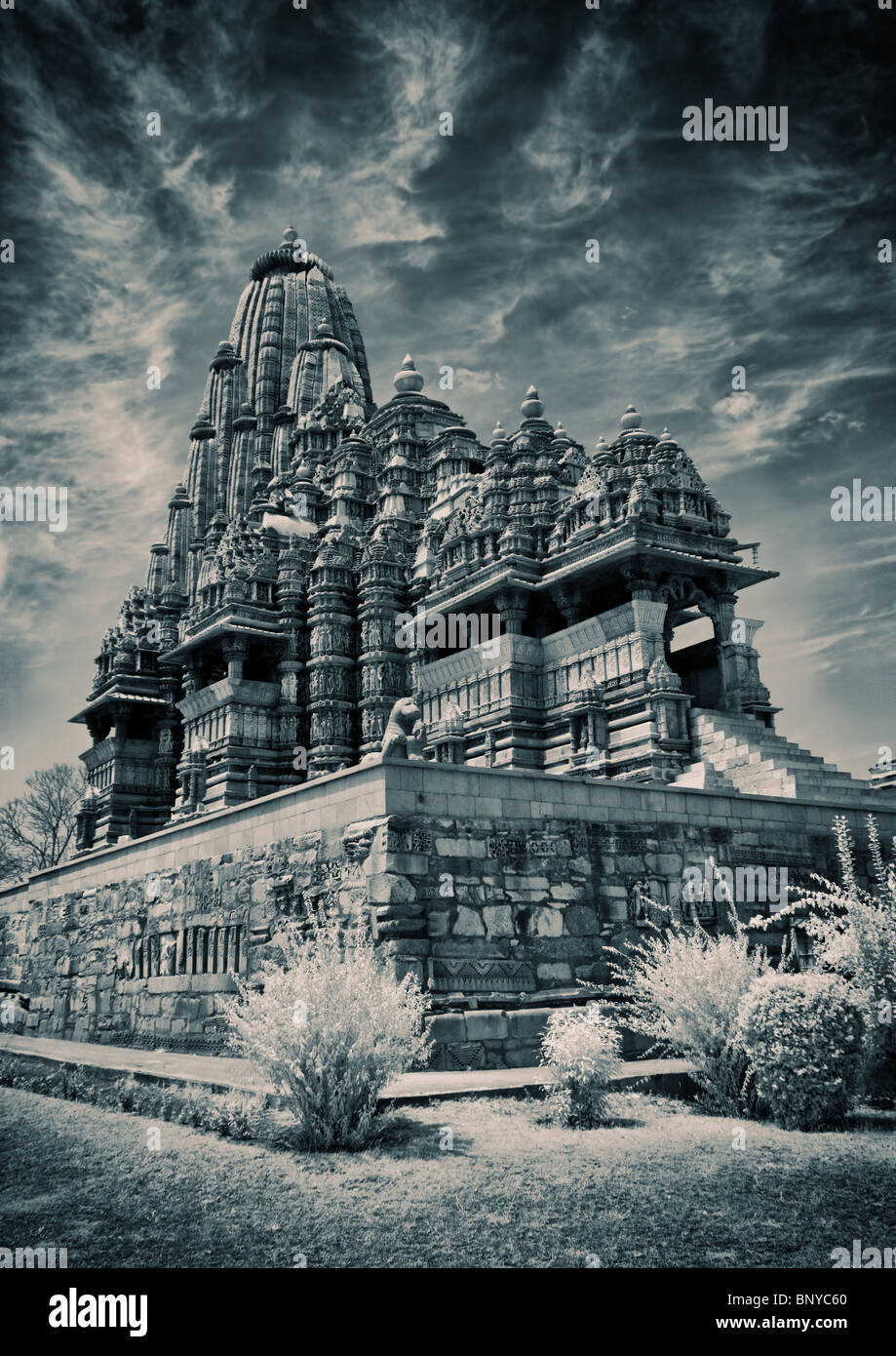 Kandaruya Mahadeva Temple - Khajuraho Stock Photo