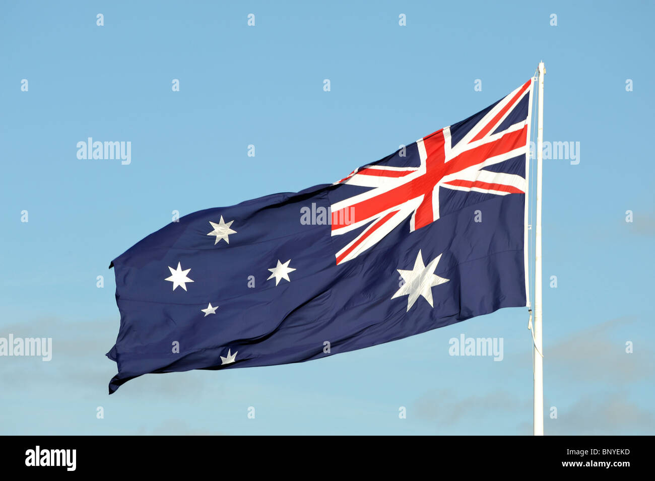 Australian Flag Aussie Flag Down under union jack Stars Stock Photo Alamy