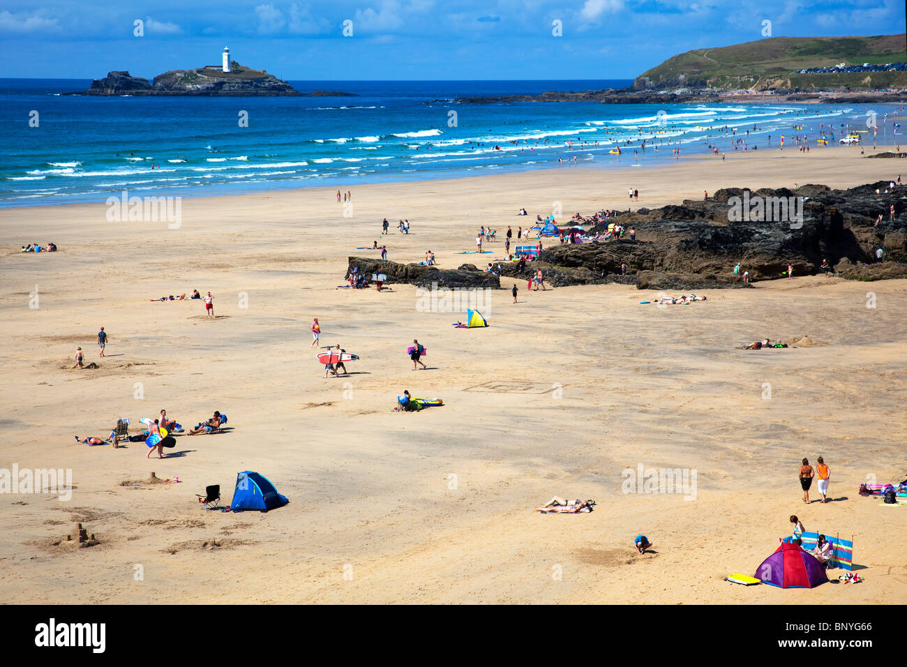Gwithian beach Cornwall Stock Photo Alamy