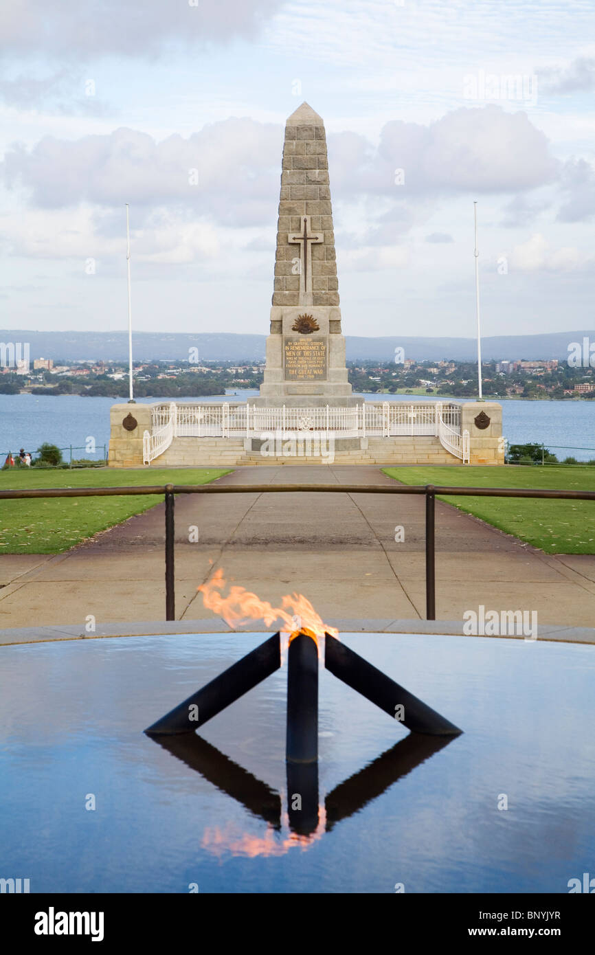 War Memorial in Kings Park. Perth, Western Australia, AUSTRALIA. Stock Photo