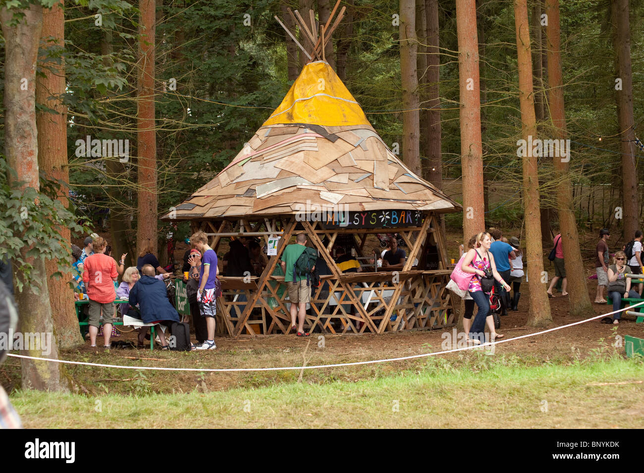Bar in the faraway forest at the Latitude festival 2010, Henham Park