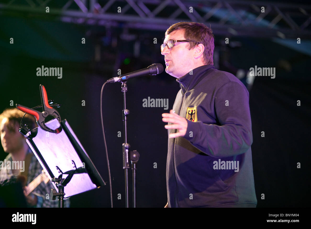 Paul Heaton performing at the Latitude festival,2010, Henham Park, Suffolk, England. Stock Photo