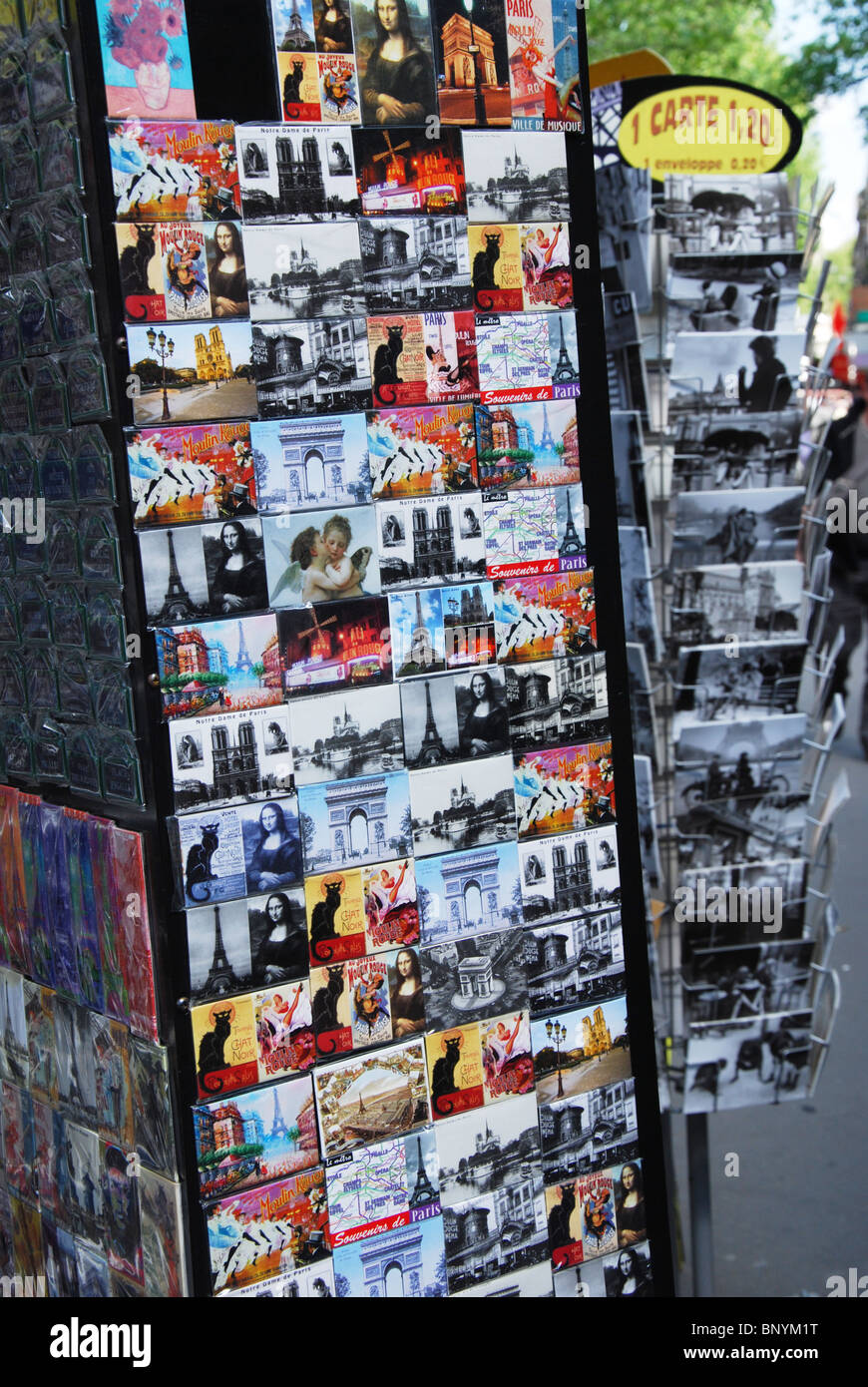 souvenirs for sale at Paris shop, France Stock Photo Alamy