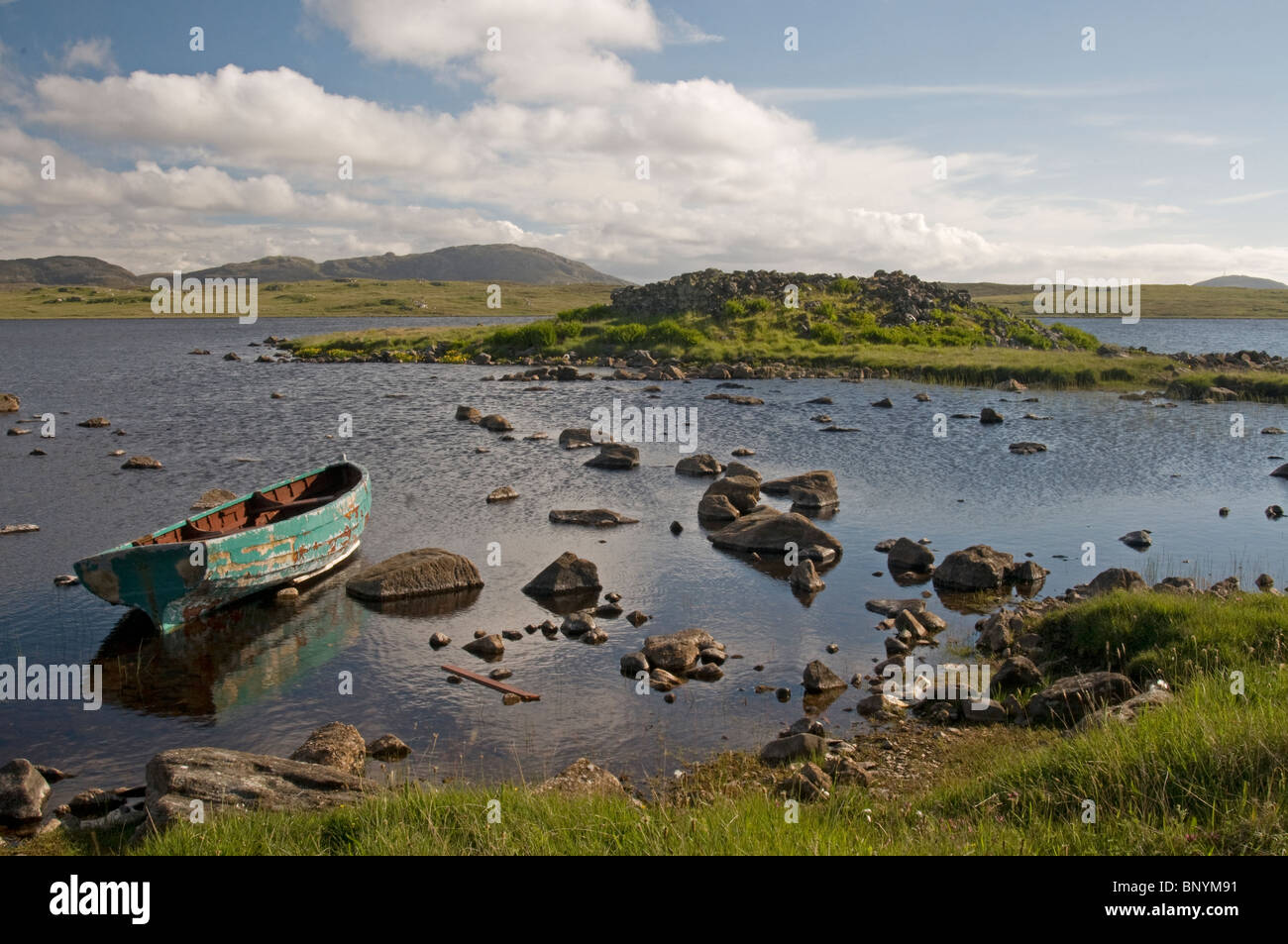 Loch an Duna, Bragar, Isle of Lewis, Outer Hebrides, Western Isles, Highlands and Islands.  SCO 6227 Stock Photo