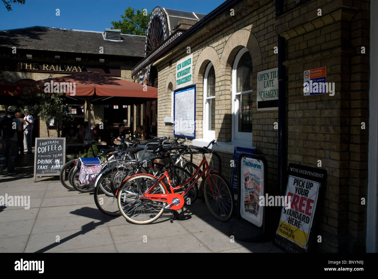 Kew Gardens tube station Kew, Surrey, UK Stock Photo Alamy