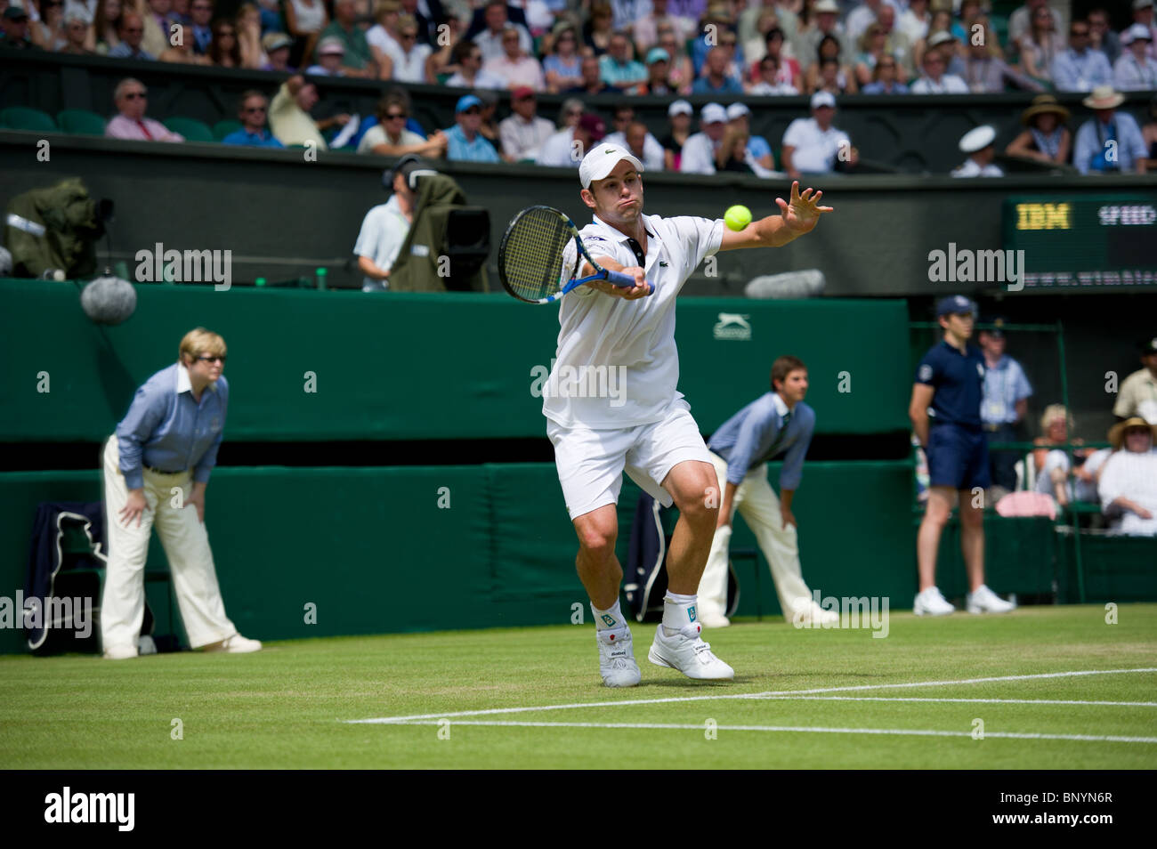 The Wimbledon Tennis Championships 2010 Andy Roddick Stock Photo - Alamy