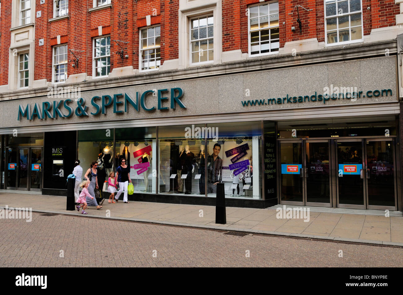 Marks and Spencer shop store, Cambridge, England, UK Stock Photo