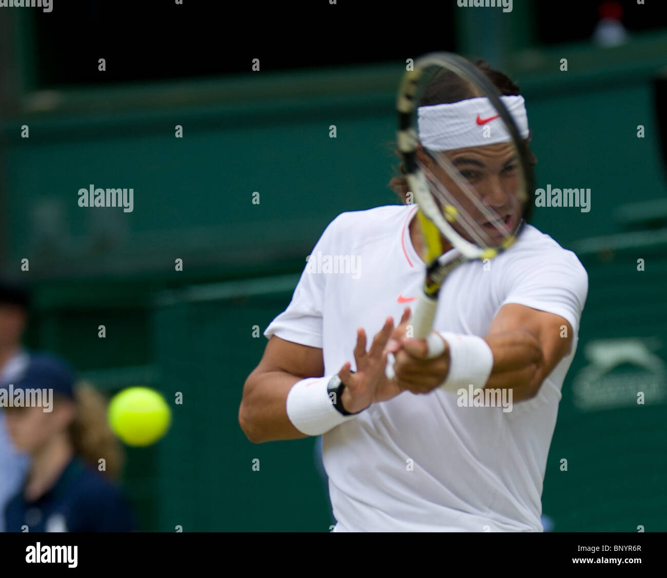 The Wimbledon Tennis Championships 2010 Rafael Nadal Stock Photo Alamy