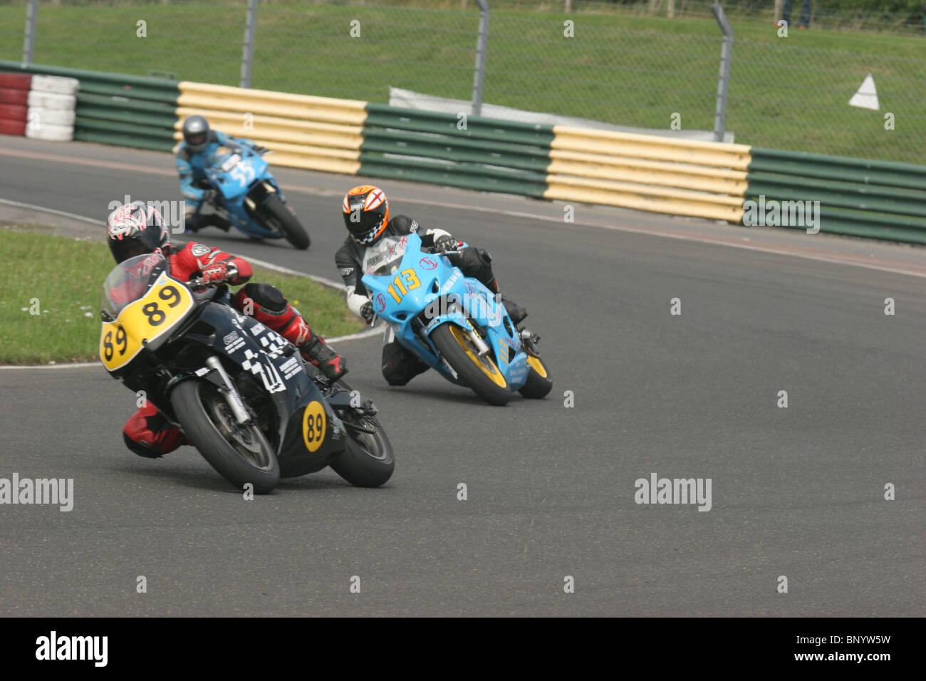 Superbikes, at Croft Circuit Stock Photo Alamy