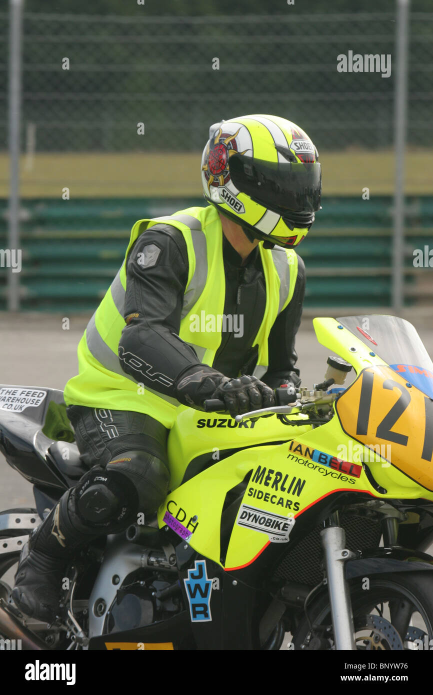 Superbikes, at Croft Circuit Stock Photo Alamy