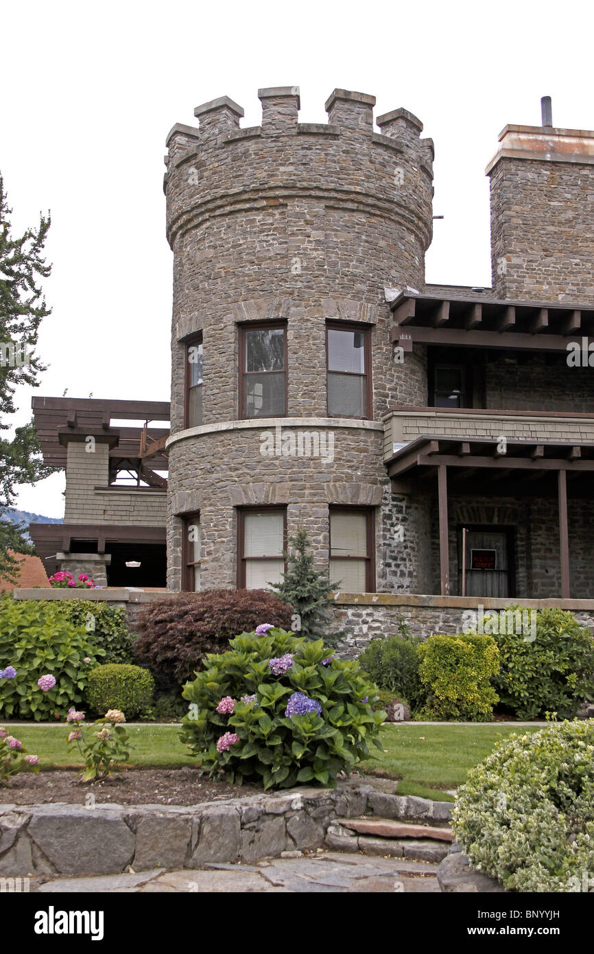 Stock photo of the Historic Wells House in Wenatchee, WA. USA Stock Photo