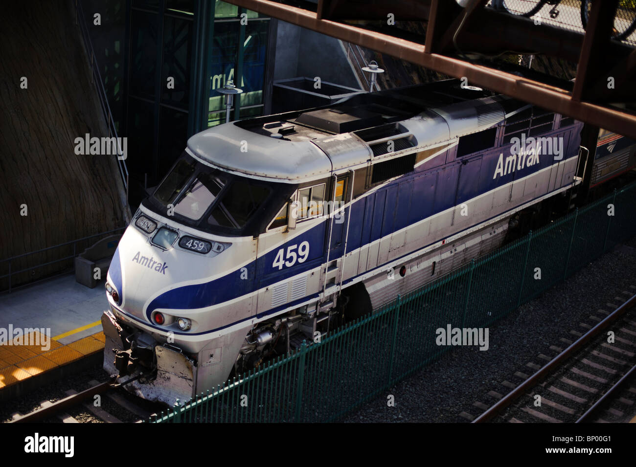 Solana Beach, California, commuter train station Stock Photo Alamy