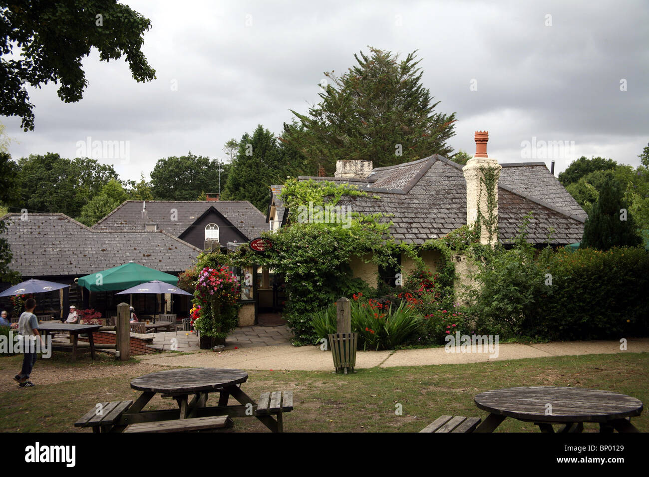 The High Corner Inn, in the New Forest Nr. Ringwood Stock Photo Alamy